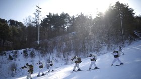 Cvičení jihokorejských a amerických vojáků