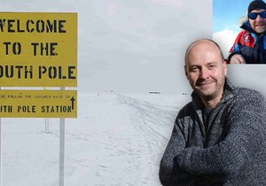 Moderátor a cestovatel Petr Horký (46) stanul na jižním pólu.