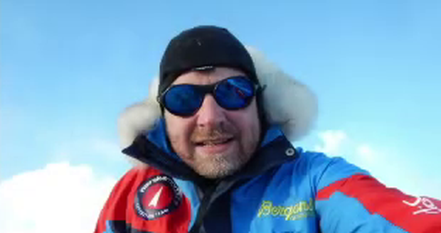 Moderátor a cestovatel Petr Horký (46) stanul na jižním pólu.