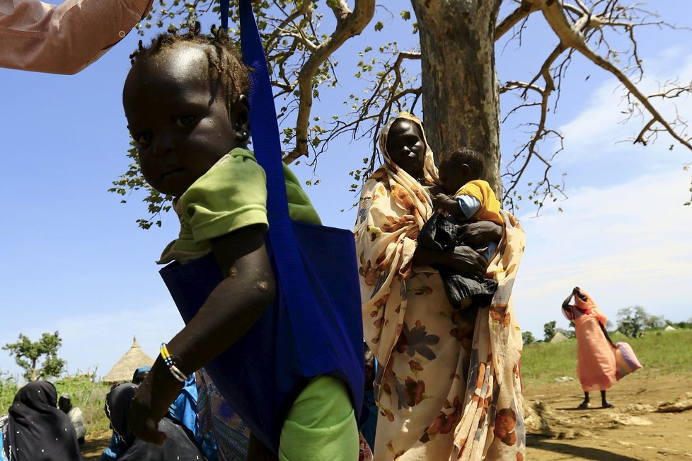 Uprchlický tábor v súdánském Dárfúru