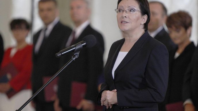 Jmenování nové polské vlády premiérky Ewy Kopaczové