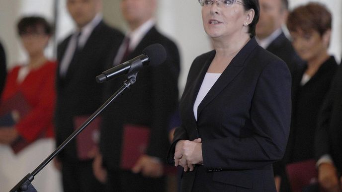 Jmenování nové polské vlády premiérky Ewy Kopaczové Jmenování nové polské vlády premiérky Ewy Kopaczové