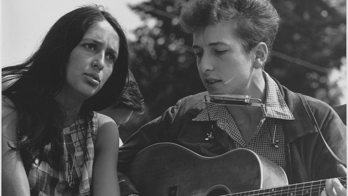 Joan Baez a Bob Dylan