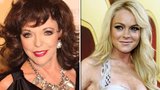 Joan Collins natočí film o problémové Lindsay Lohan