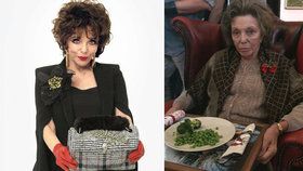 Štabajzna Joan Collins k nepoznání: Babička v domově důchodců!