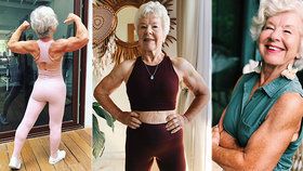 Fitness babča (74) je senzací sociálních sítí: Jen na instagramu ji sleduje 800 tisíc lidí!