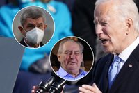 Bidenovi k převzetí úřadu gratulovali Babiš i Zeman. Jurečka ocenil projev