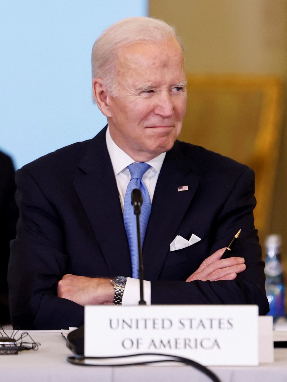 Jednání skupiny B9 ve Varšavě: Americký prezident Joe Biden (22.2.2023)