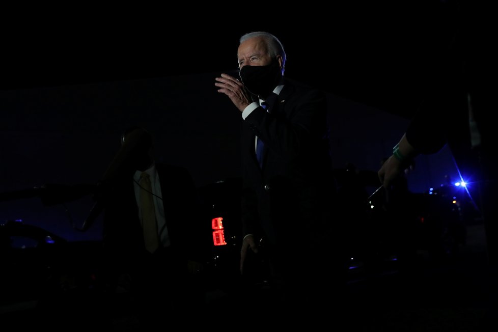 Trumpův rival Joe Biden během poslední debaty před volbami (23.10.2020)