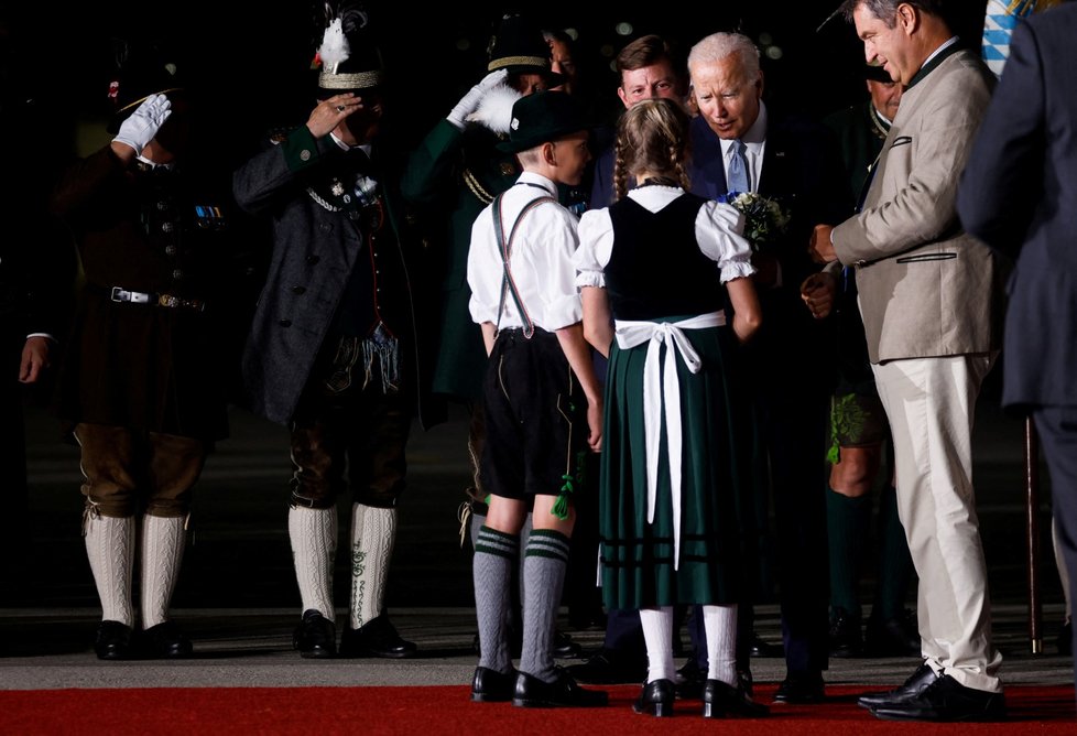 Americký prezident Joe Biden na summitu G7 v Německu (26.6.2022)