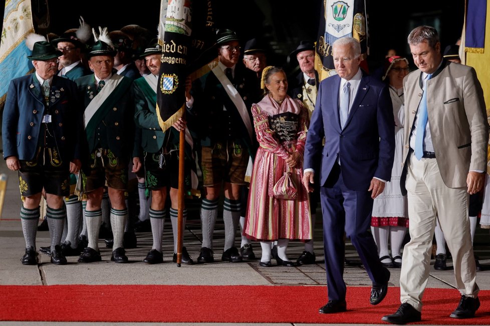 Americký prezident Joe Biden na summitu G7 v Německu (26.6.2022)