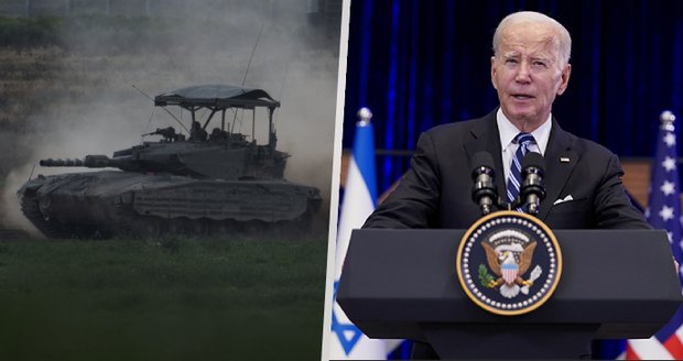 Doufám, že do příštího pondělí budeme mít příměří, prohlásil Biden o Gaze