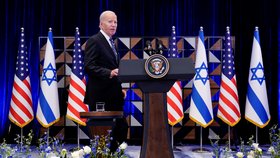 Americký prezident Joe Biden v Izraeli (18.10.2023)