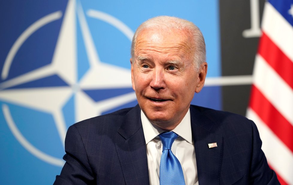 Americký prezident Joe Biden na summitu NATO (29. 6. 2022)