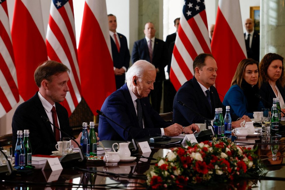 Americký prezident Joe Biden v Polsku (21. 2. 2023)