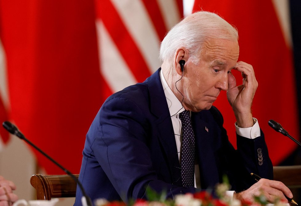 Americký prezident Joe Biden v Polsku