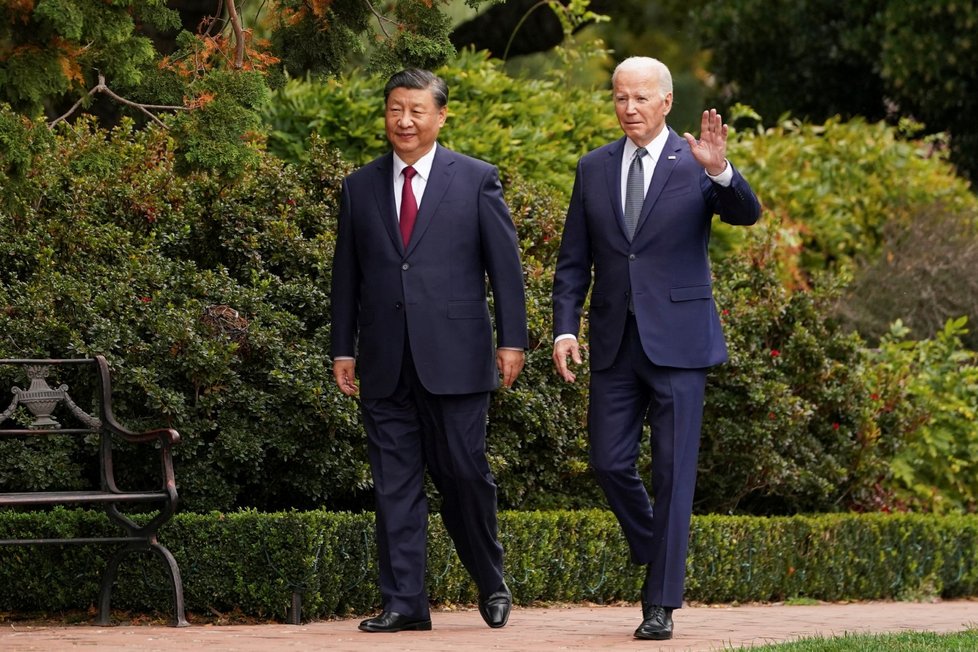 Schůzka amerického prezidenta Joea Biden a čínského prezidenta Si Ťin-pchinga (16.11.2023)