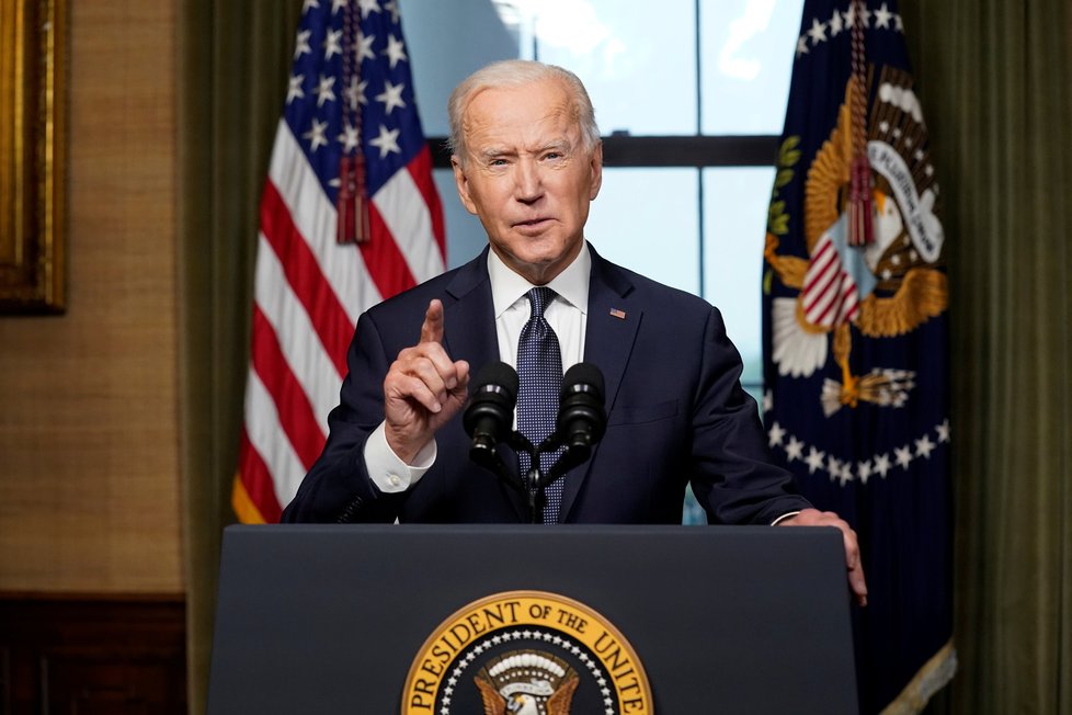 Prezident USA Joe Biden oznámil stažení amerických vojáků z Afghánistánu (14. 4. 2021)