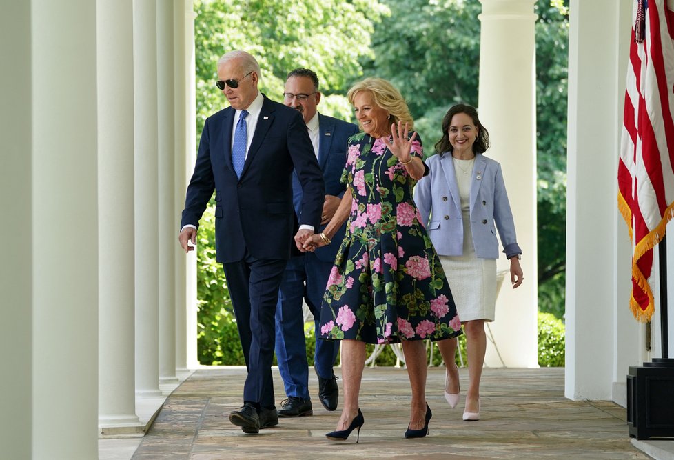 Joe Biden s manželkou Jill (24. 4. 2023)