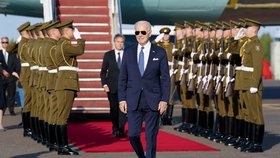 Prezident USA Joe Biden dorazil na summit NATO do Vilniusu (10.7.2023)