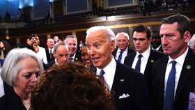 Prezident USA Joe Biden přednesl v Kongresu projev o stavu unie (7.3.2024).