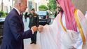 Americký prezident Joe Biden a korunní princ Saúdské Arábie Mohammed bin Salmán