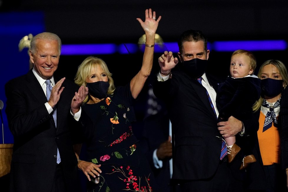 Joe Biden s rodinou.