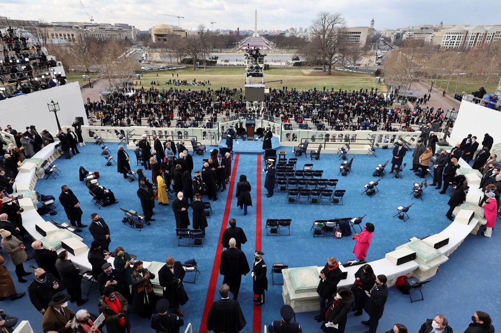 Inaugurace 46. prezidenta USA Joe Bidena ve Washingtonu D. C. (20. 1. 2021)