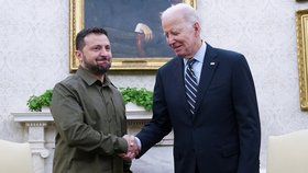 Joe Biden a Volodymyr Zelenskyj (21. 9. 2023)
