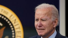 Americký prezident Joe Biden (16. 2. 2022)