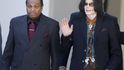Joe Jackson se svým synem Michaelem.