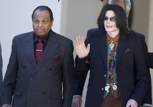Joe Jackson se svým synem Michaelem