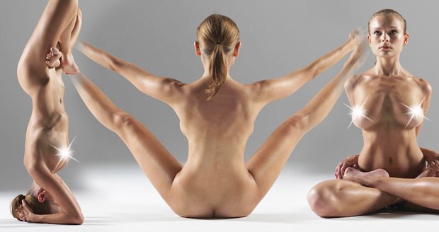 Jóga je sexy! Fotograf fotil nahou manželku při cvičení 