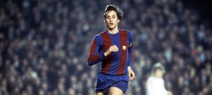 Johan Cruijff prožil v dresu Barcelony fantastické období