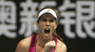 Britská senzace na Australian Open: Kontaová mění historii