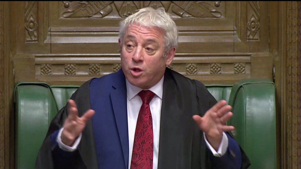 John Bercow po 10 letech skončil ve funkci předsedy dolní komory britského parlamentu.