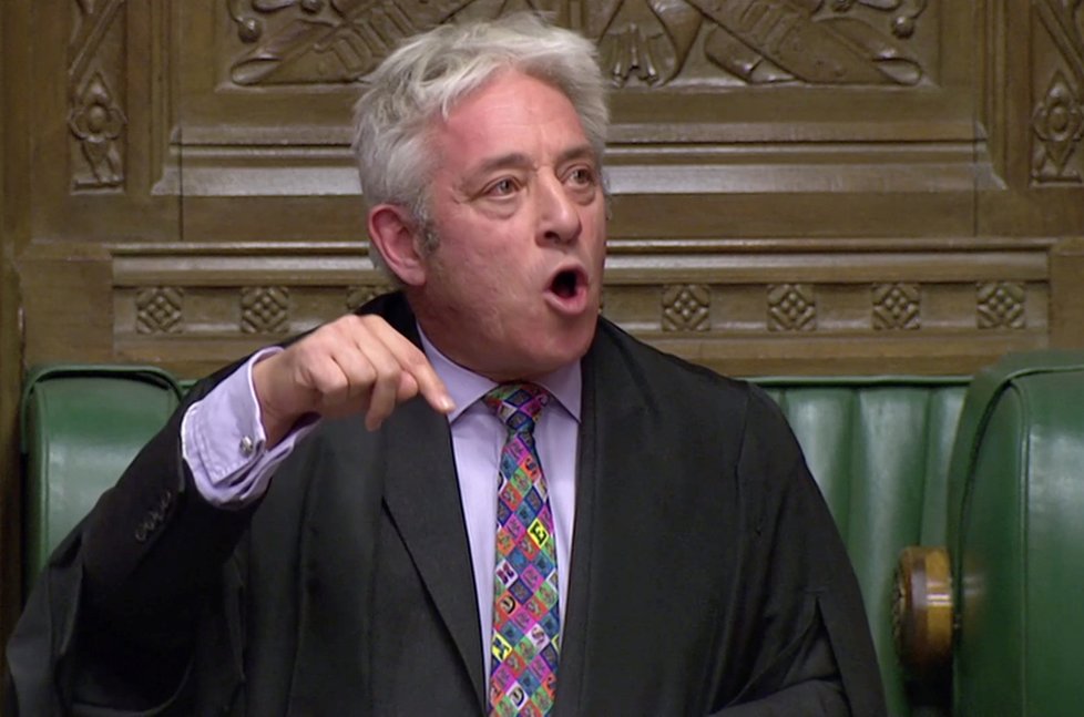 John Bercow po 10 letech skončil ve funkci předsedy dolní komory britského parlamentu.