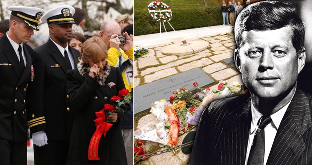 Minuta ticha, vlajky na pů žerdi, smuteční průvod: USA si připomínaly vraždu JFK 