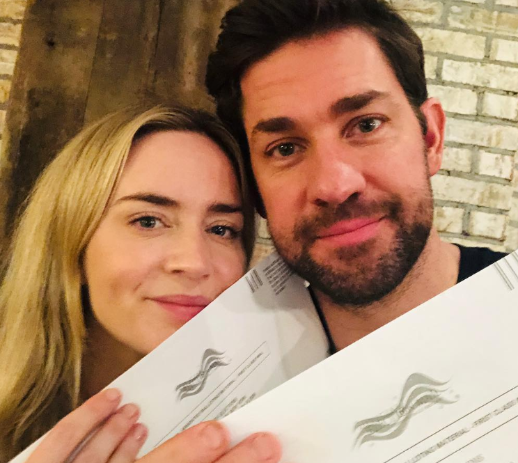 John Krasinski s manželkou Emily Blunt