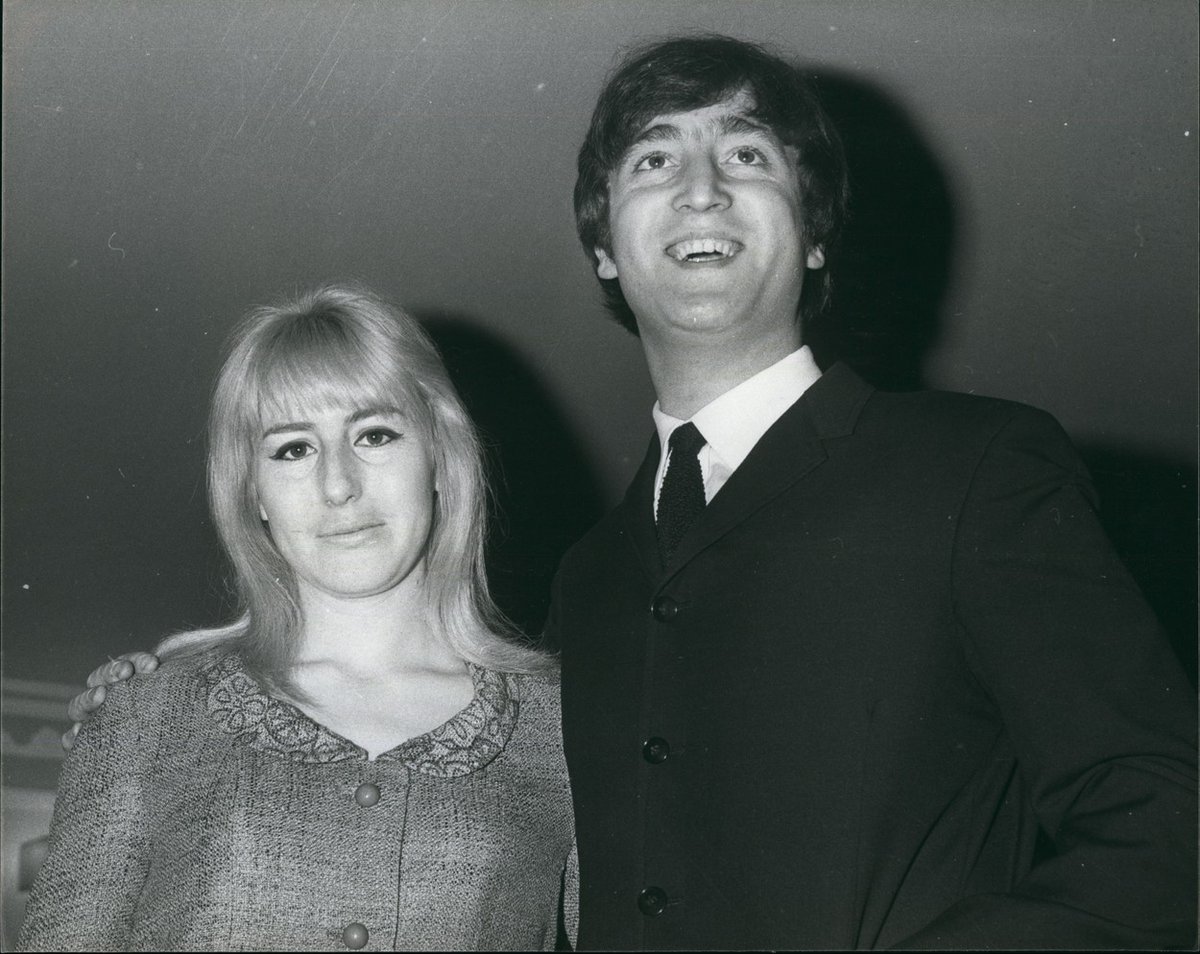 Cynthia Lennon a John Lennon v době, kdy byli manželé.