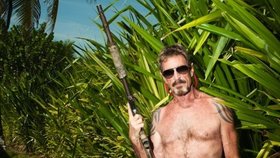 John McAfee má ve svém sídle pořádnou sbírku zbraní.