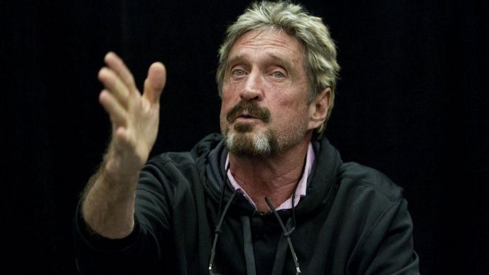 John McAfee, zakladatel společnosti McAfee, Inc.