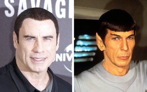 Travolta chce vypadat jako Spock ze Star Treku.