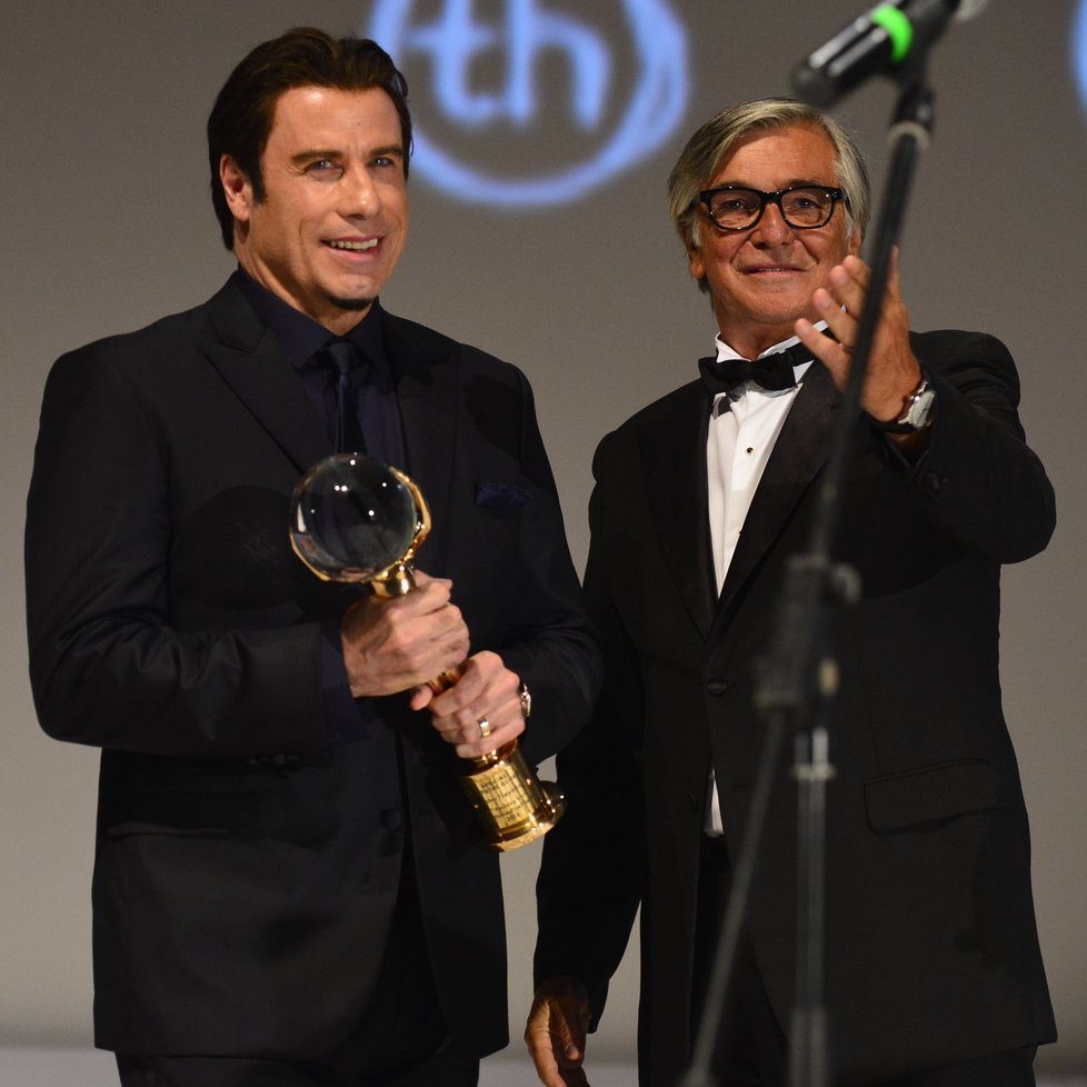 John Travolta zavítal do Čech vloni, když byl hlavní hvězdou filmového festivalu Karlovy Vary.