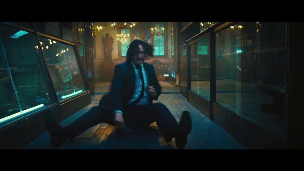 Záběry z traileru na akční film John Wick 3.