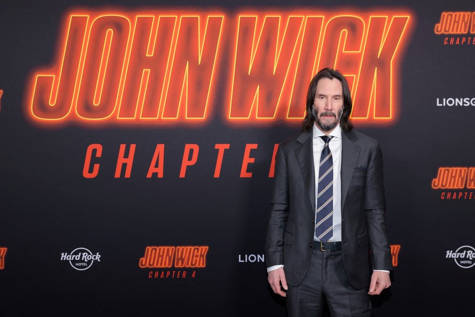 Premiéra filmu John Wick: Chapter 4: Keanu Reeves