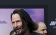 Keanu Reeves na premiéře snímku John Wick 3 v Los Angeles.