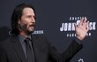 Keanu Reeves na premiéře snímku John Wick 3 v Los Angeles.