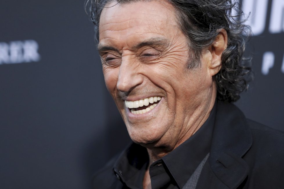 Ian McShane na premiéře snímku John Wick 3 v Los Angeles.