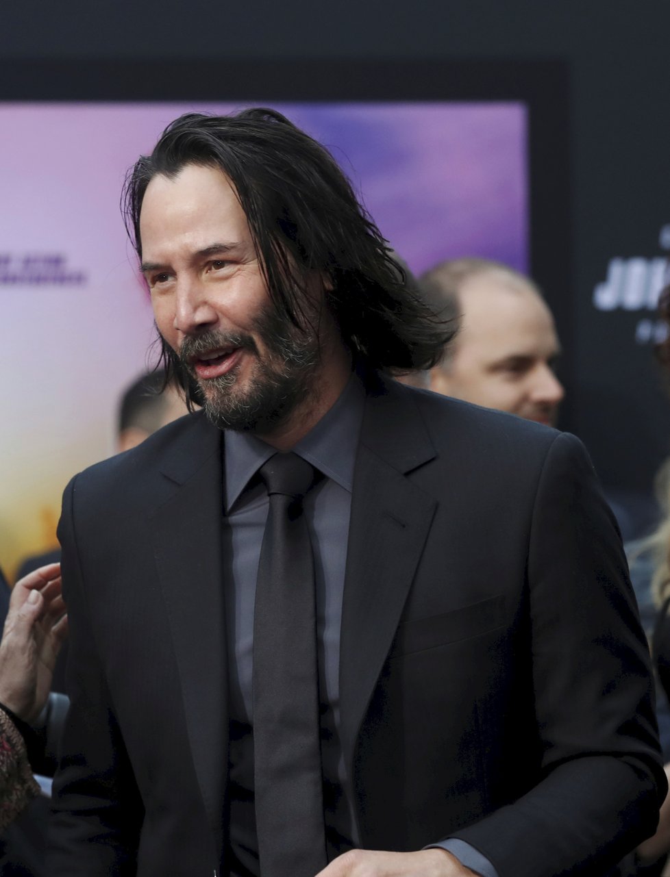 Keanu Reeves na premiéře snímku John Wick 3 v Los Angeles.